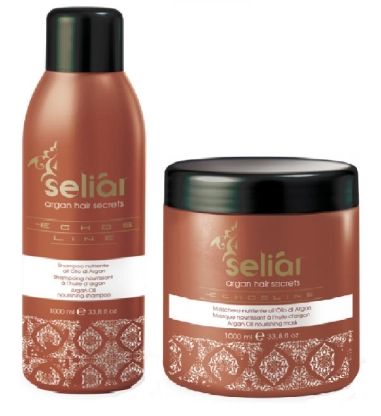 Seliar Argan Hair secrets 
zestaw szampon i maska 2 x 1 litr