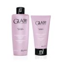 GLAM  Illuminante - Zestaw szampon+maska wygładzający /250ml+175ml DOTT. SOLARI