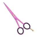 Nożyczki fryzjerskie VIVA TOP PASTEL - 5,5", różowe